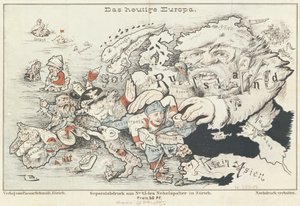 &39;今日的欧洲&39;，1887年 作者 德国学校